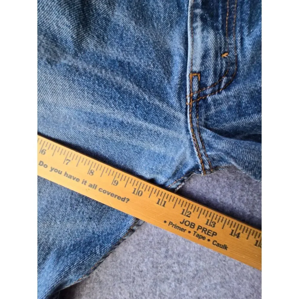 Levi's Men's 505 Jeans Distressed Med Wash Straight Leg Med Rise 34x30